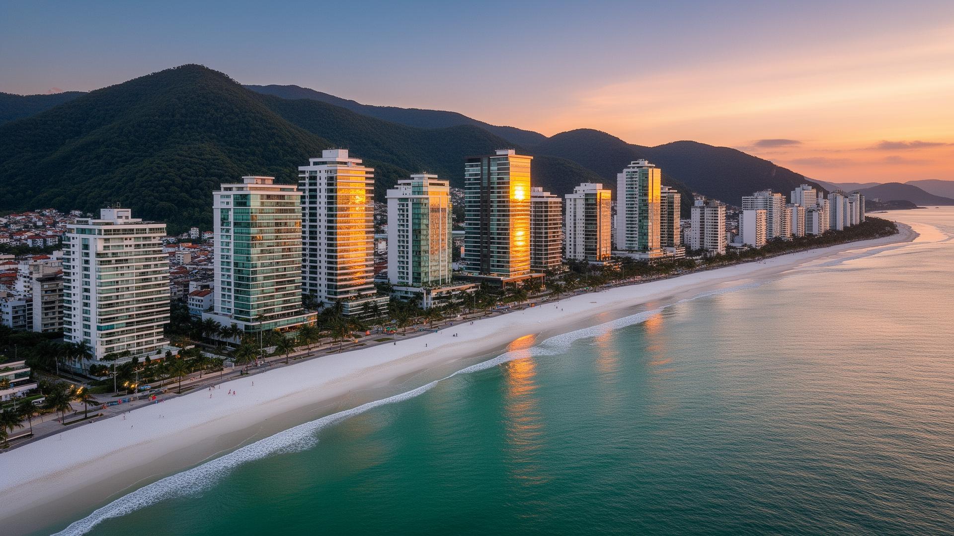 Vista aérea de Itapema, Santa Catarina